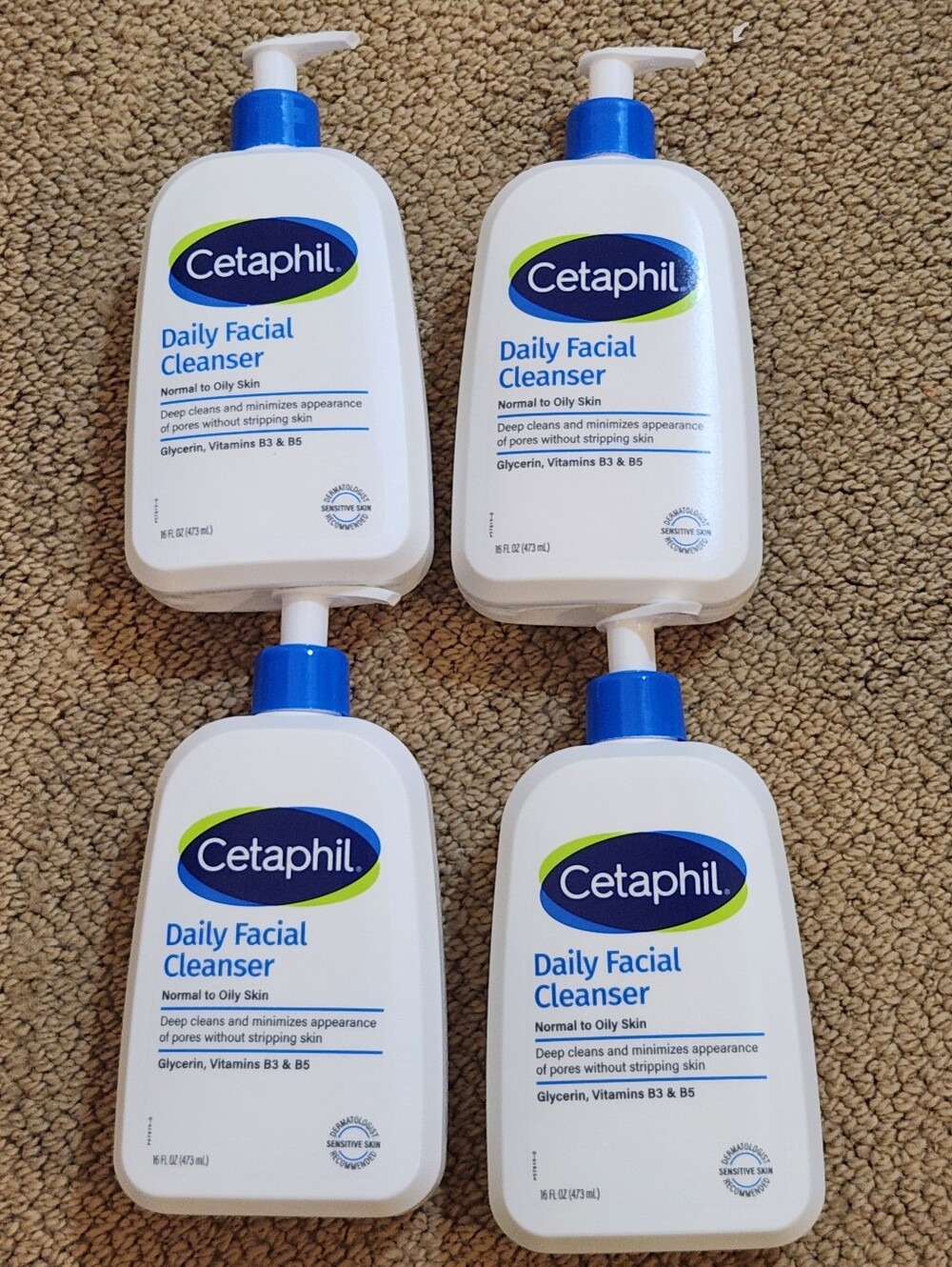 New Bottles of Cetaphil Daily Facial Cleanser 16 Fl Oz